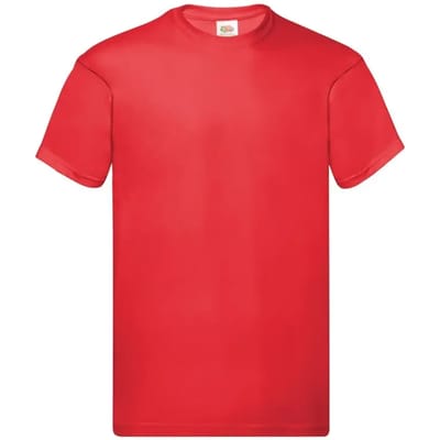 Fruit of the Loom - Original T - Red - XXL