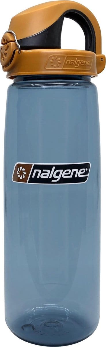 Nalgene - OTF - drinkfles - waterfles - lekvrij - bidon - 650ml - BPA free - SUSTAIN - Rhino/Brown cap