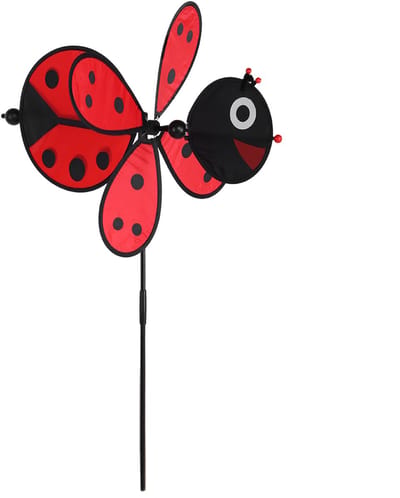 Windmolen - 3D kleurrijke decoratie - insectenwindmolen - speelgoed - binnen- en buitendecoratie - geschikt als decoratie voor een tuinfeest - rood