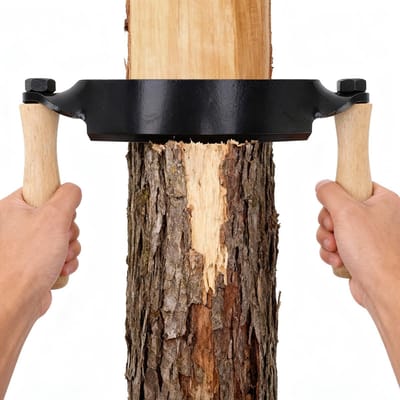 Store_7 - Houten scheermes - Wolfraamstaal - Comfortabel geschoren - 20 cm - Snijden - Geschikt voor volwassenen