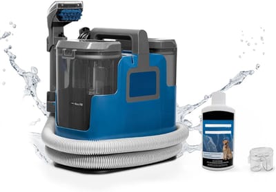 KAD® Tapijtreiniger - Vlekkenreiniger - Bank Reiniger - Blauw - 34cm x 22cm x 36cm