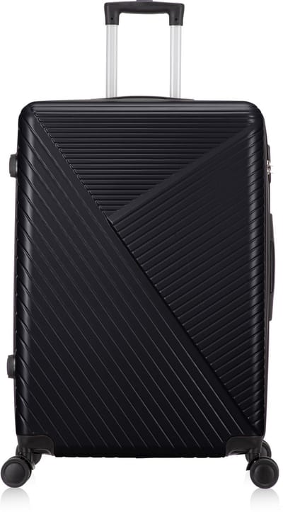 Ibiza Reiskoffer L - 93L - 75x48x29,5 cm - Lichtgewicht Harde Koffer - Met Ingebouwd TSA Slot - Voor Lange Vakanties - Zwart