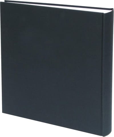 Zwart linnen fotoalbum - 30 x 33 cm - 100 pagina's - A10D20100SI