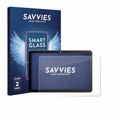 2 Stuks Savvies Screenprotector - geschikt voor Rebecco Z50 10.1" - beschermfolie glas transparant