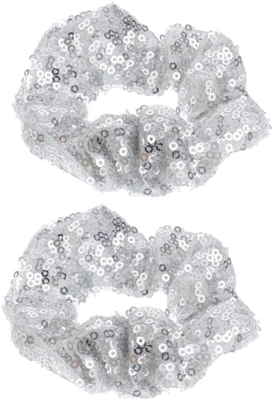 Dailygoody - Kerst Pailletten Haartouw - Creatief Haarelastiek - Kawaii-accessoires - Kleurrijke Haarring - Elastisch Haartouw - Geschikt voor Meisjes