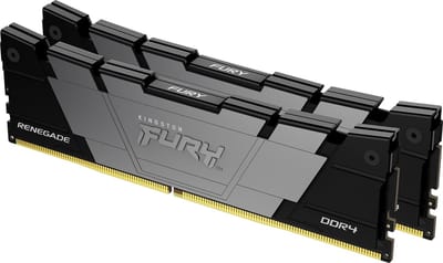 Kingston FURY Renegade 32GB 3200 DDR4 CL16 DIMM (Kit mit 2) Desktop Gaming Speicher - KF432C16RB12K2/32