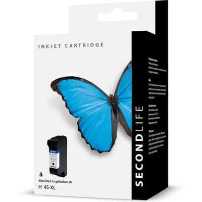 SecondLife - HP 45 XL Black