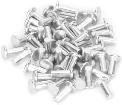 100 stuks M4 Aluminium Nietjes met Platte Kop - Lichtgewicht en Robuuste Constructie voor Reparatie en Assemblage