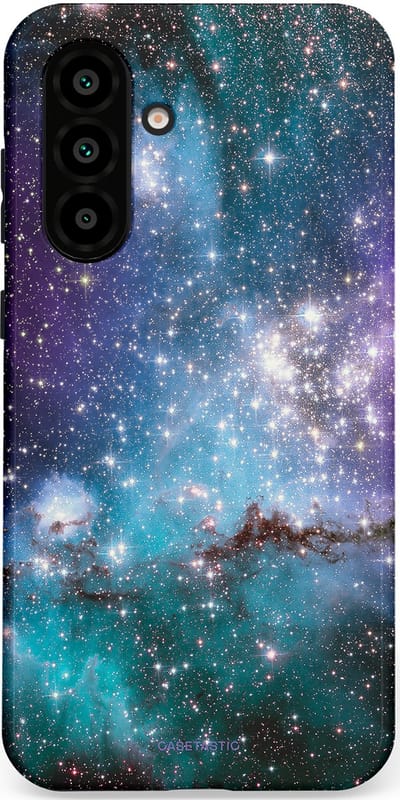 Casetastic Hoesje Geschikt voor Samsung A56 / A36 - Stijlvolle Beschermende Duo-layer Case - Nebula nachtdroom