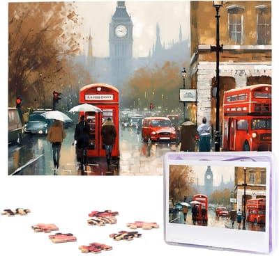 1000 Stukjes Fotopuzzel voor Volwassenen met Opbergtas - Uitdagend, Gepersonaliseerd Legpuzzel - 74,9 x 50 cm