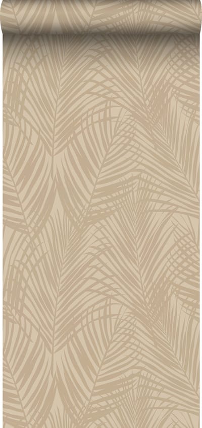 ESTAhome behang palmbladeren beige - 53 cm x 10.05 m - 139431