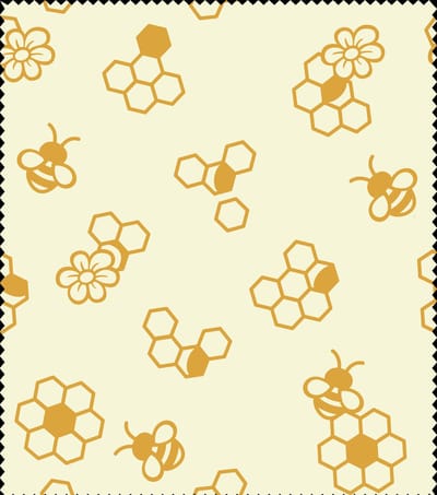 Bee's Wax - Bee's Wax Honeycomb Cloth 25 x 28 cm
