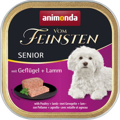Animonda Vom Feinsten Senior Dog - Gevogelte & Lam - 22 x 150 g