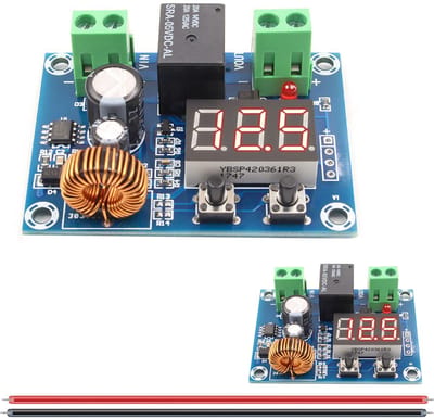 2 Stuks Batterij Laagspanningsbeveiliging Module met Digitale Display DC 12V-36V voor Lithium en Loodzuur Accu's