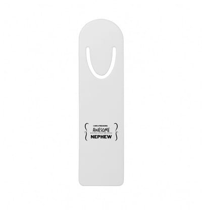 Hacebo® - I am a freaking awesome nephew metalen boekenlegger - Neef - beste neef - liefste neef - verjaardag - cadeau - kado - bedankje - geschenk Bladwijzer boekenleggers - 12.7 cm x 3.2cm