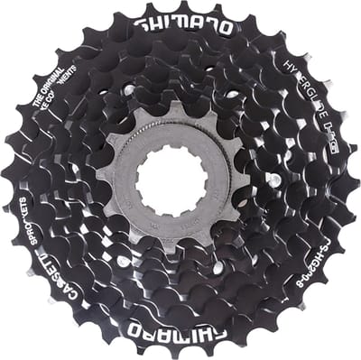 Shimano cs-hg200 cassette 8-speed 12-32 tands zwart oem