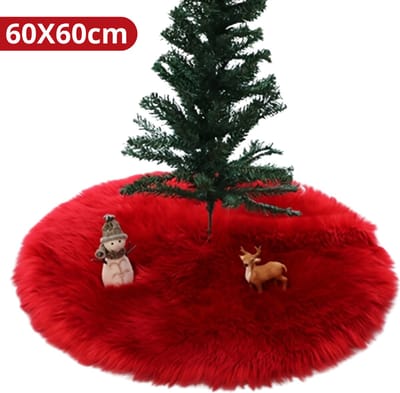 Nivard Kerstboom Mand - Kerstboomrok Voor Kunstboom - Kerstboomrok - Kerstboomkleed - Kerstkleed - Kerstboomring - Kerstrok - Kerstboomdeken - Rond 60cm