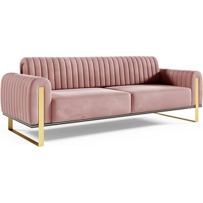 3-zitsbank Nouveau velvet | NADUVI Collection