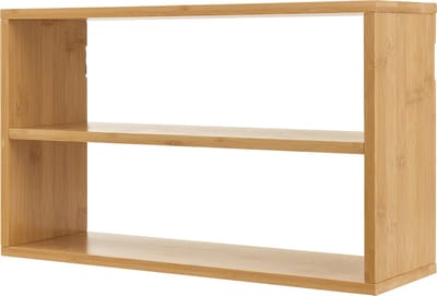 Wandrek keukenrek Gol 50x15x30 cm bamboe