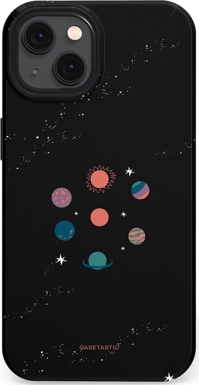 Casetastic Hoesje Geschikt voor Apple iPhone 13 Magsafe - Stijlvolle Beschermende Duo-layer Case - Universum familie