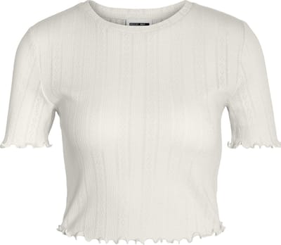 Noisy may T-shirt Nmjudy S/s Babylock Detail Jrs Fwd 27027990 Sugar Swizzle Dames Maat - M