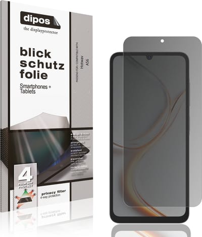 dipos – Matte Privacy Screenprotector geschikt voor Hotwav A56 | Anti-Spy Beschermfolie
