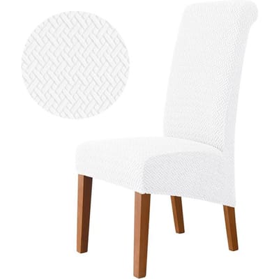 Housse de chaise de grande taille à dossier Long, 1 pièce, taille Xl, bon marché, Style européen, pour Restaurant, hôtel, fête, Banquet à domicile 1 Piece