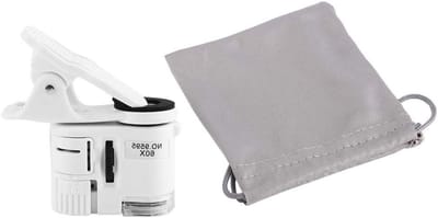 Mini Microscoop met 60X Vergroting en LED UV Licht - Handige Clip Microscoop voor Onderzoek en Educatie