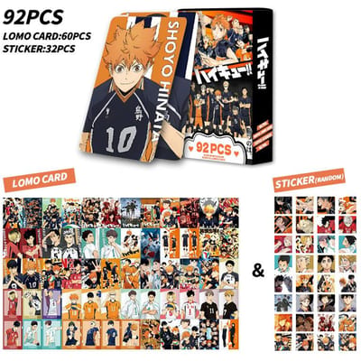 Nieuwe 92 Stuks Anime Haikyuu!! Lomo Kaart Dubbelzijdig HD Kleurendruk Afbeeldingen Verzameling Kaart Cadeaus Speelgoed