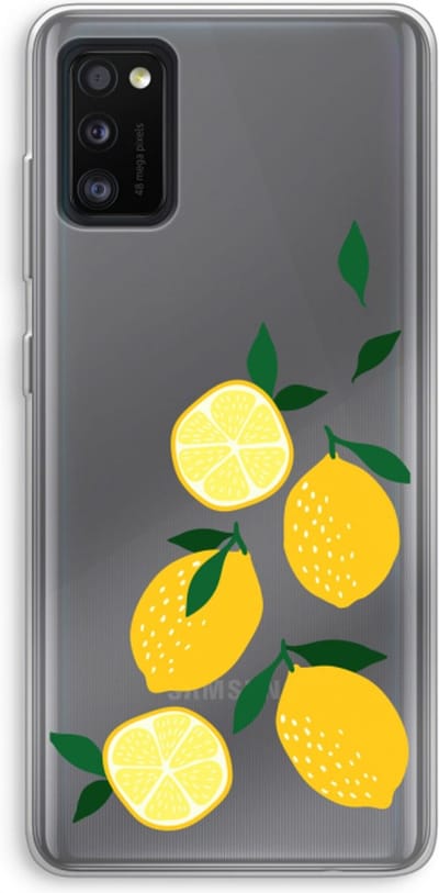 Case Company® - Hoesje geschikt voor Samsung Galaxy A41 hoesje - You're my lemon - Soft Cover Telefoonhoesje - Bescherming aan alle Kanten en Schermrand