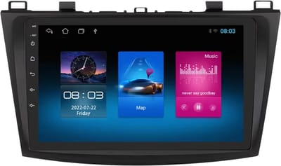 Autoradio met bluetooth - Carplay - Voor Mazda 3 (2010-2013) - Geschikt voor Apple en Android - Stereo - Navigatie - Navigatiesysteem auto - 1GB 16GB
