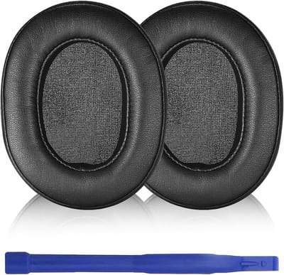 Vervangende Oorkussens van Kunstleer voor Over-Ear Hoofdtelefoons, Geschikt voor WH-1000XM5, Comfortabele en Duurzame Oorkussens