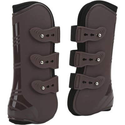 2 stuks Paard Voorbenen Beschermer PU Neopreen Paard Been Beschermende Laarzen voor Rijden Springen L 120x60x0.3cm / 47.2x23.6x0.1in black