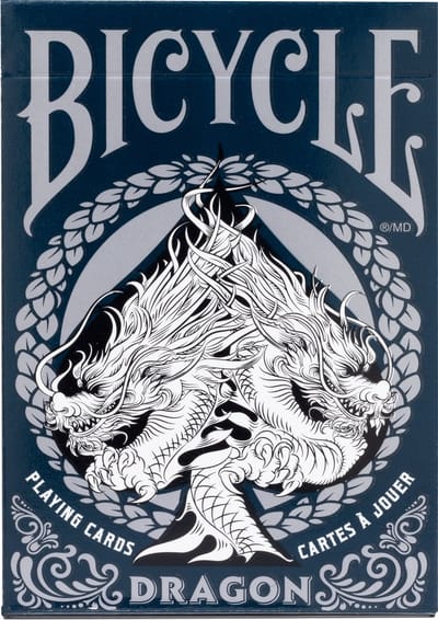Bicycle Dragon White Speelkaarten - 54 kaarten