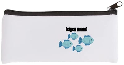 Akyol - groep vissen met eigen naam Etui - Vis - vissen liefhebbers - iemand die houdt van vissen - verjaardag - cadeau - kado - geschenk - 20 bij 9 cm