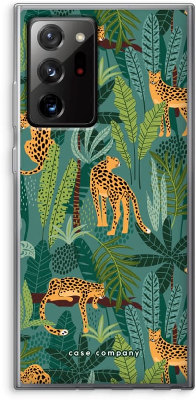 Case Company® - Hoesje geschikt voor Samsung Galaxy Note 20 Ultra / Note 20 Ultra 5G hoesje - Luipaard 2 - Soft Cover Telefoonhoesje - Bescherming aan alle Kanten en Schermrand