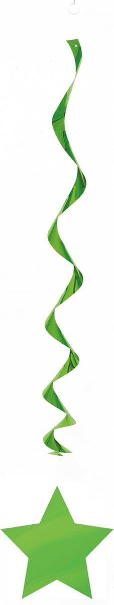 Haza Original Swirlslingers Met Ster Groen 60 Cm 3-stuks