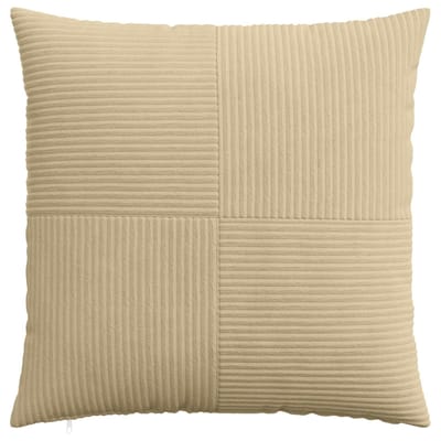 vidaXL - Kussensloop - 2 - pcs - ALMELO - Grijs - Groen - 65 - x - 65 - cm - corduroy