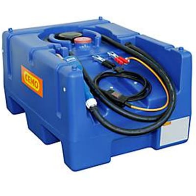Mobiel tankstation CEMO Blue-Mobil EASY, met dompelpomp CENTRI SP30 12 V, 125 l tank voor AdBlue®, B 800 x D 600 x H 450 mm