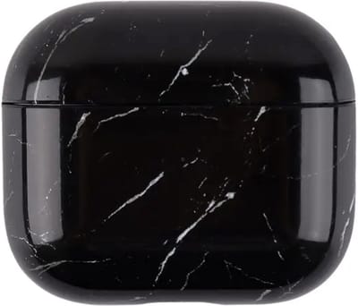 Hidzo - Hoes voor Apple's Airpods Pro - Hard Case - Zwart Marmer