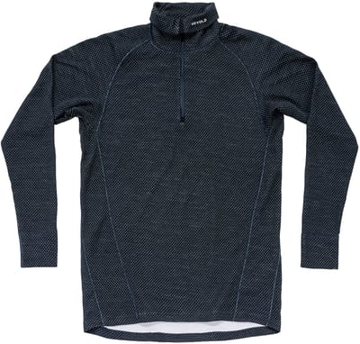 Devold Of Norway Duo Active Merino 205 Half Rits Lange Mouw T-shirt Blauw L Man
