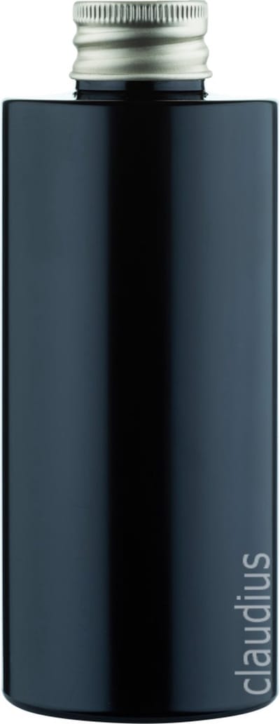 Lege Plastic Fles 300 ml PET zwart - met aluminium dop - set van 10 stuks - Navulbaar - Leeg