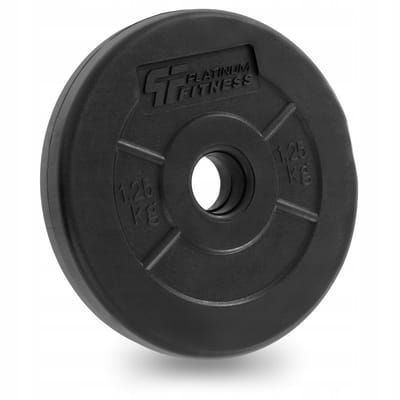 Platinum Fitness Bitumen Schijf 1,25kg - 29mm gat