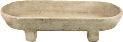 HomeBound by KY | Aardewerk etagiere beige | decoratie schaal/etagère