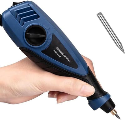 Graveerpen - Graveergereedschap - Materialen Personaliseren - 6 Snelheden - 25W Vermogen - Grijs