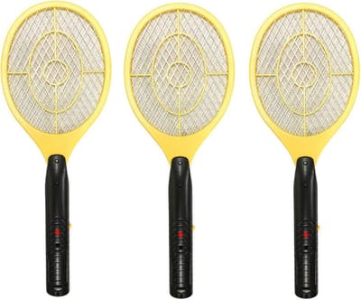 Set van 3 Elektrische Vliegenmeppers - Insectenverdelger voor Muggen en Vliegende Insecten - 46 cm