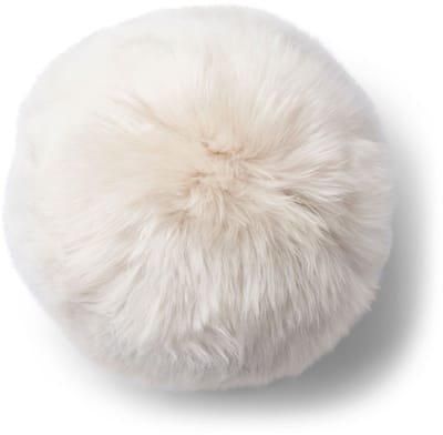 Sheepskin House - Angeliet Kussen - Rond - Langharige Schapenvacht - D35cm