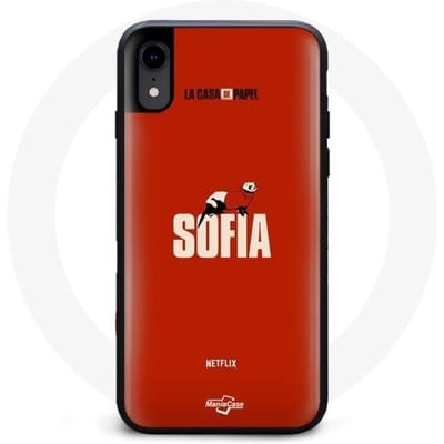 Coque - Maniacase - Iphone X - La Casa De Papel - Silicone - Noir noir