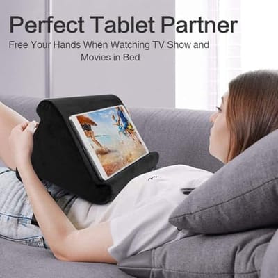 Draagbare Multi-Angle Tabletstandaard met Netvak - Universele Houders voor Tablets, Smartphones en E-Readers