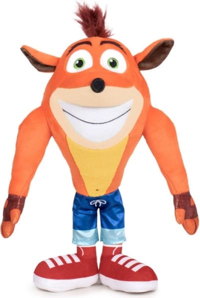 Crash Bandicoot Pluche Knuffel 30 cm - Speelgoed knuffels voor kinderen jongens meisjes - Crash Bandicoot Plush Toy